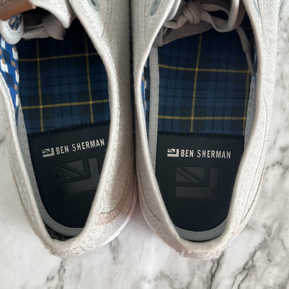 Ben Sherman | Chandler Lo canvas lace up preppy dress sneakers men’s size 10.5 - Picture 9 of 11